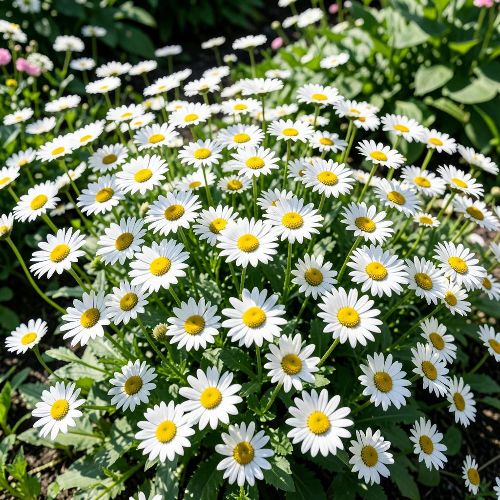 Jak pěstovat kopretiny leucanthemum - ilustrační foto