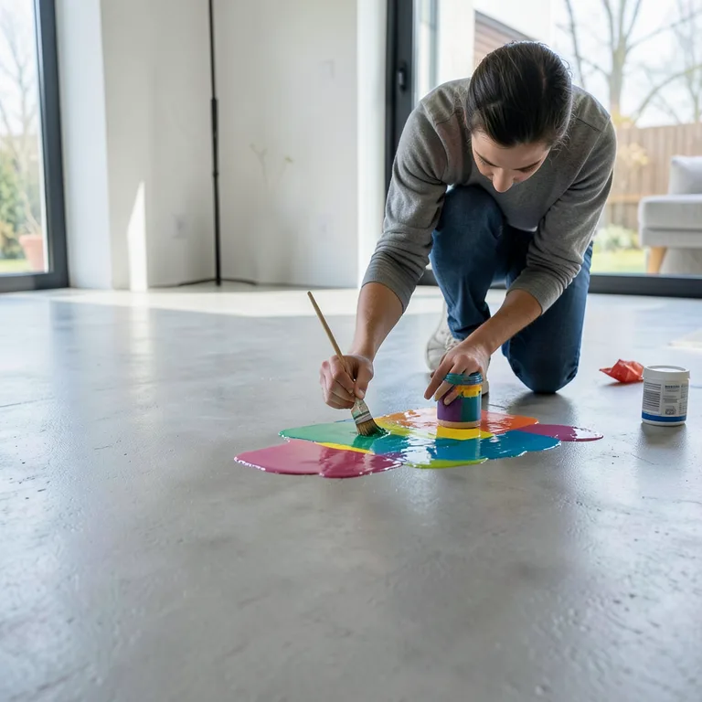 Jak vybrat barvu na beton a její použití - ilustrační foto
