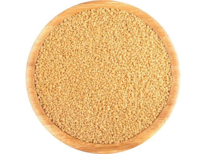 Kuskus grains in bowl