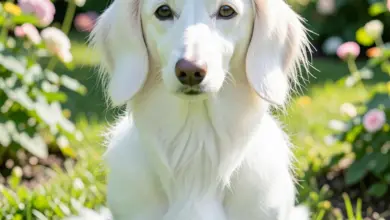 Jak pečovat o bílého jezevčíka - ilustrační foto