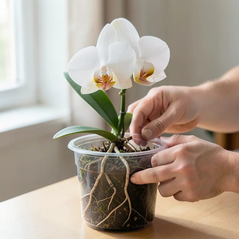 Jak přesadit orchidej phalaenopsis správně - ilustrační foto